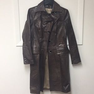 Stephen 💯Leather Lined Made in Italy 🇮🇹 Coat